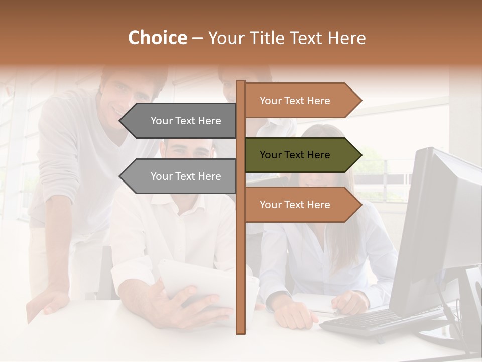 Candle Isolated Bday PowerPoint Template