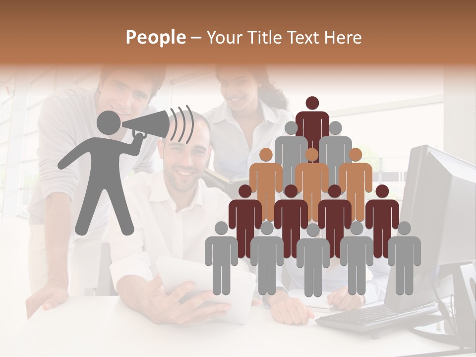 Candle Isolated Bday PowerPoint Template