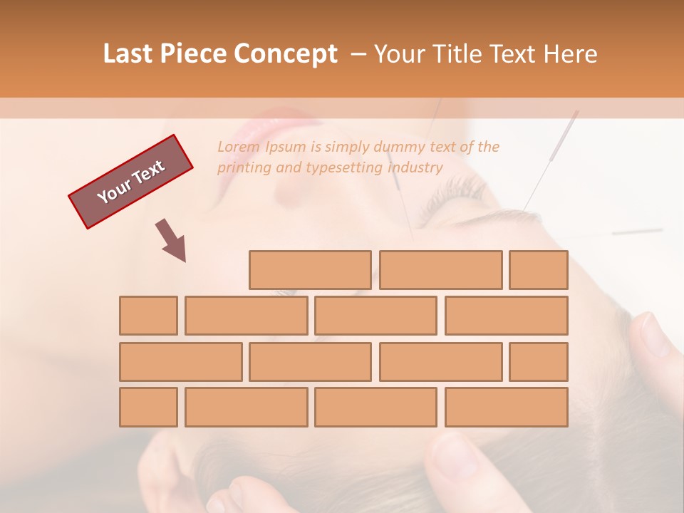 Postage Flag Cake PowerPoint Template