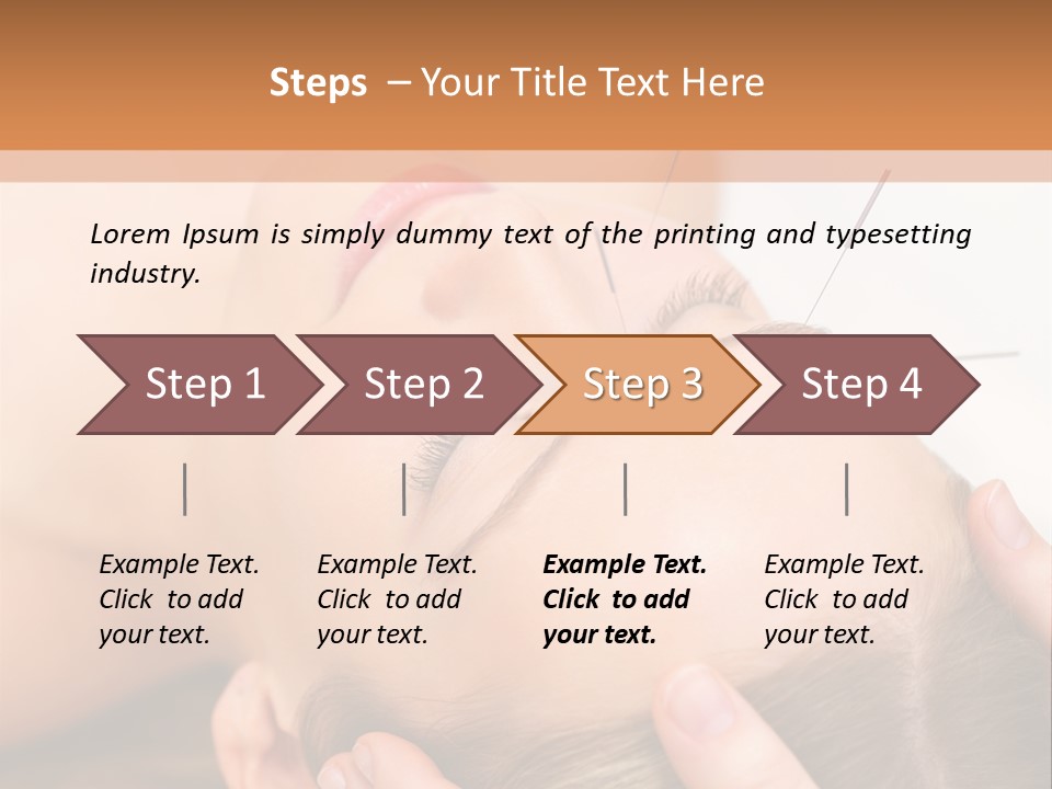 Postage Flag Cake PowerPoint Template