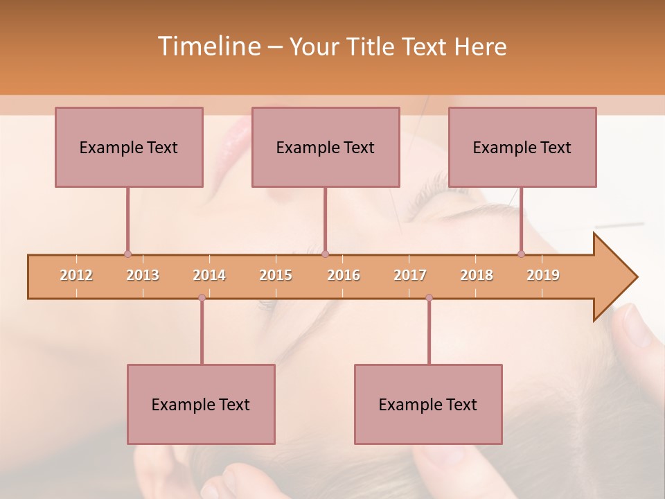 Postage Flag Cake PowerPoint Template
