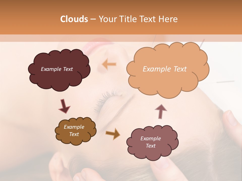 Postage Flag Cake PowerPoint Template