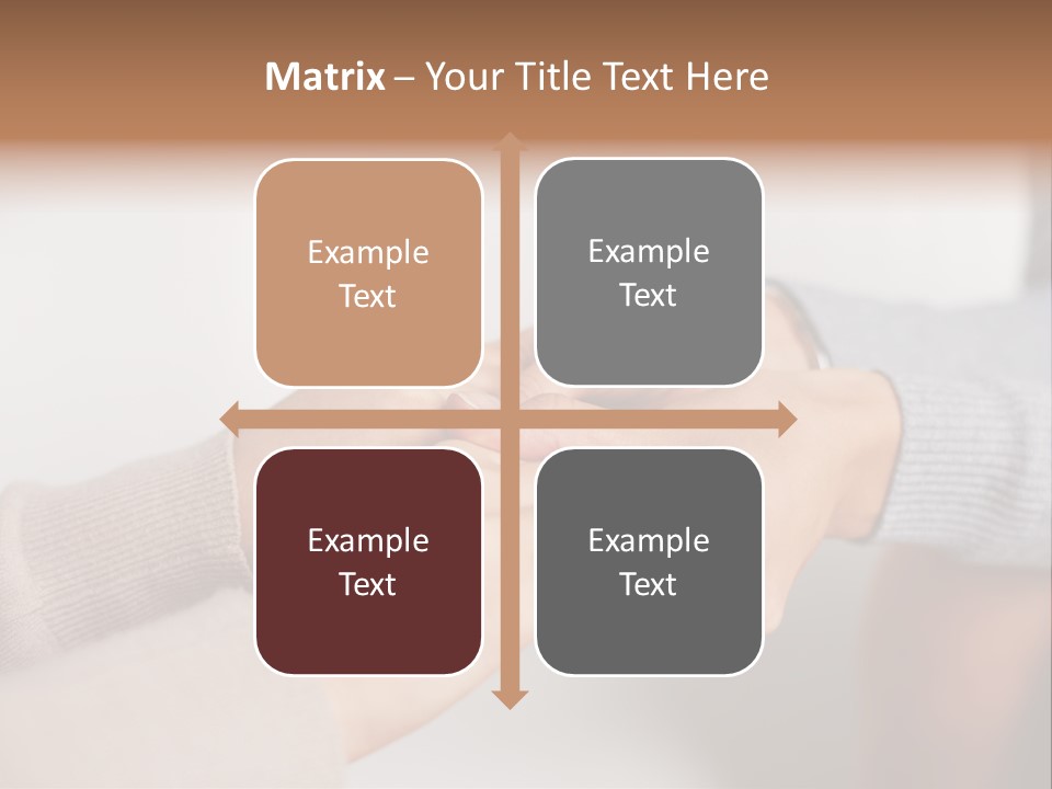 Chocolate Element Girl PowerPoint Template