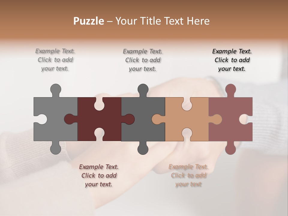 Chocolate Element Girl PowerPoint Template