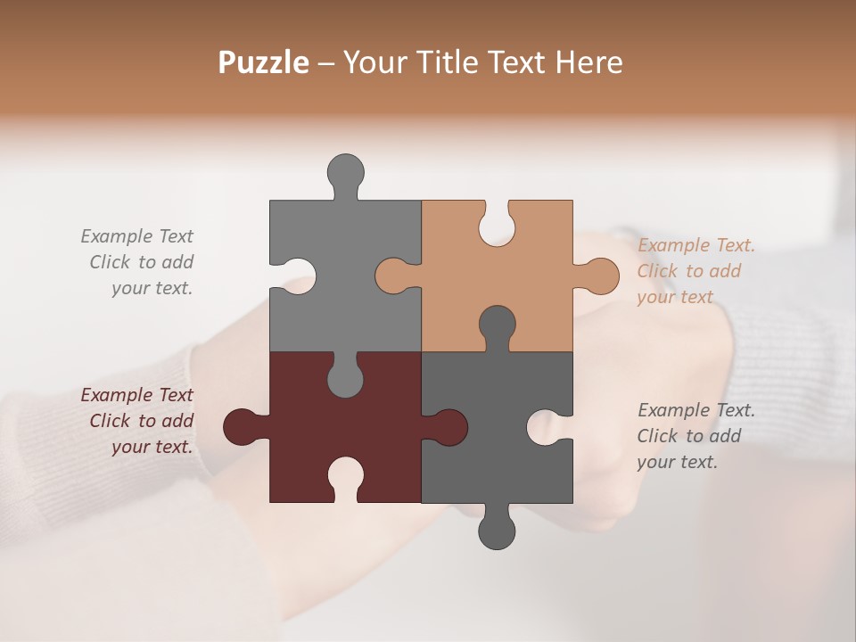 Chocolate Element Girl PowerPoint Template