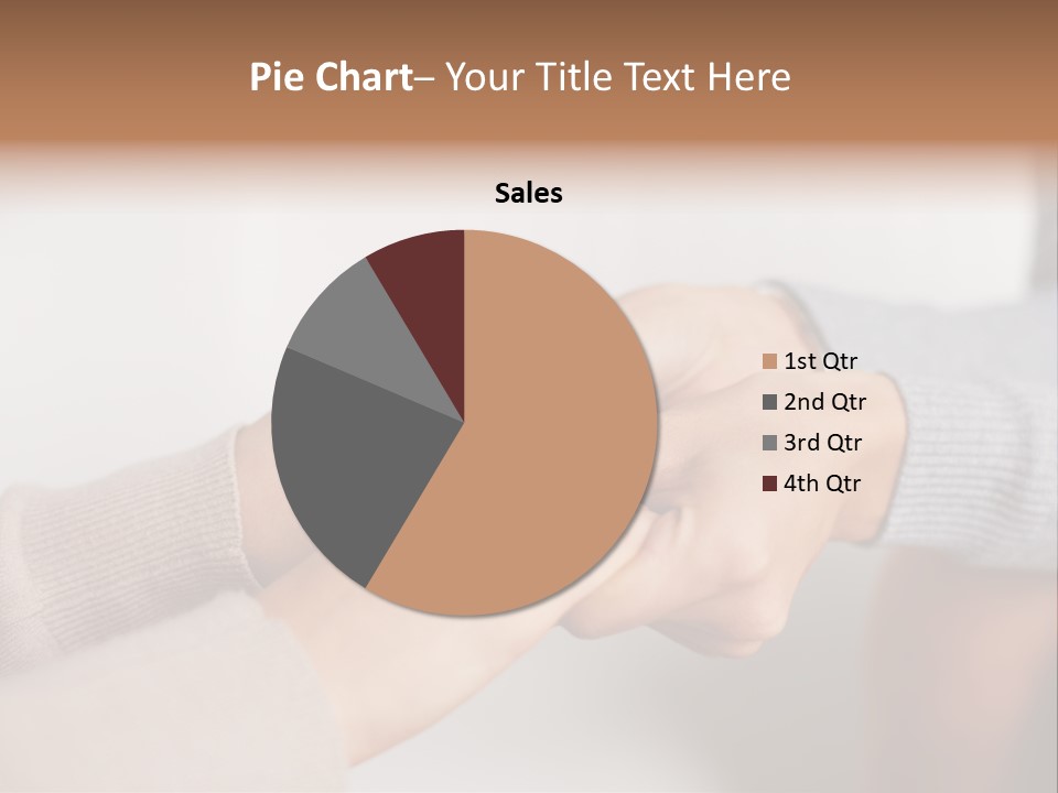 Chocolate Element Girl PowerPoint Template