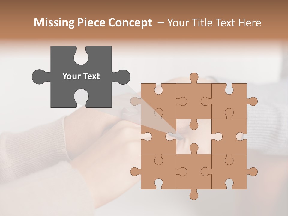 Chocolate Element Girl PowerPoint Template