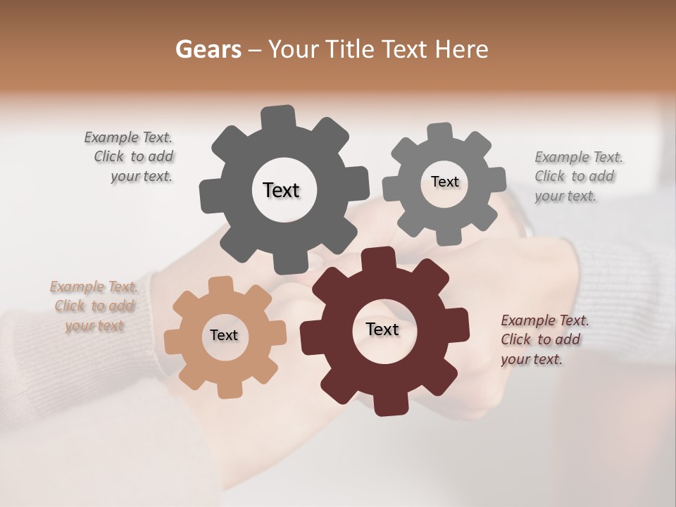 Chocolate Element Girl PowerPoint Template