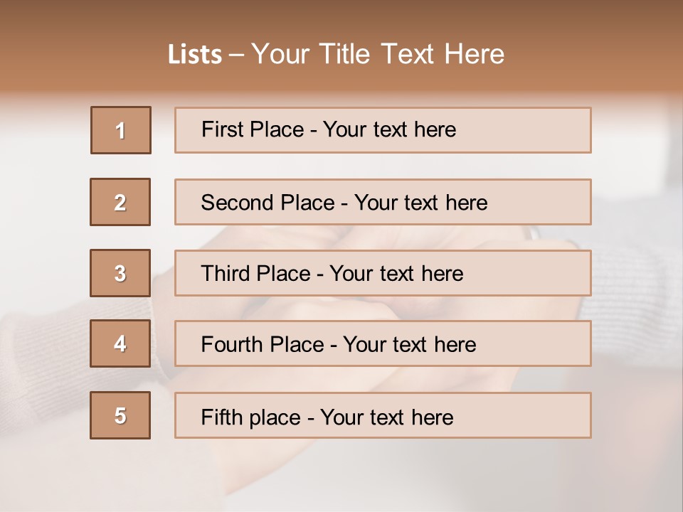 Chocolate Element Girl PowerPoint Template