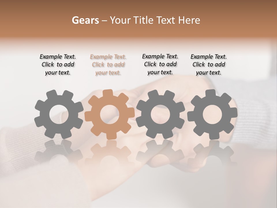 Chocolate Element Girl PowerPoint Template