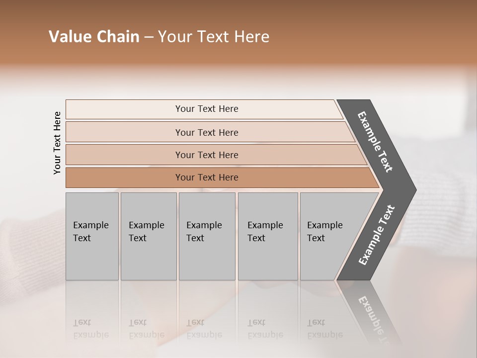 Chocolate Element Girl PowerPoint Template