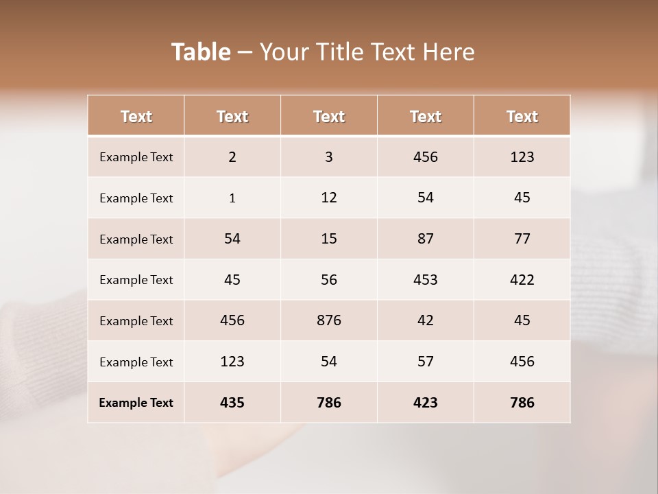 Chocolate Element Girl PowerPoint Template