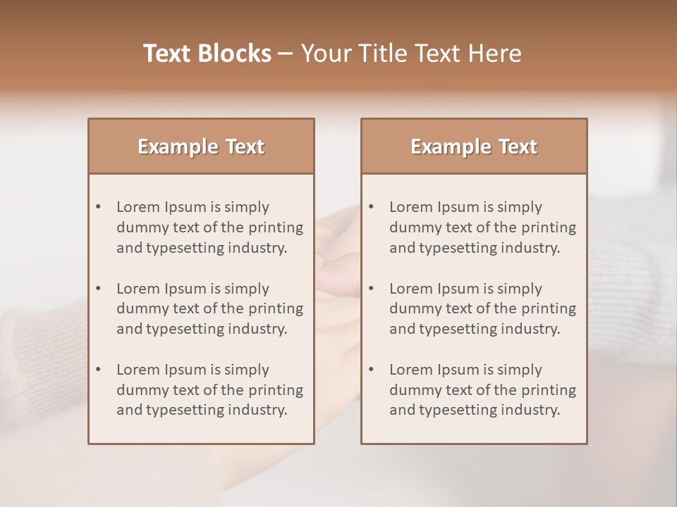 Chocolate Element Girl PowerPoint Template