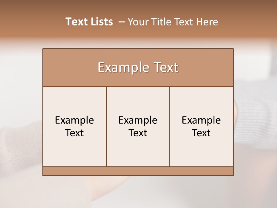 Chocolate Element Girl PowerPoint Template