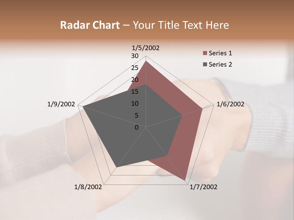 Chocolate Element Girl PowerPoint Template