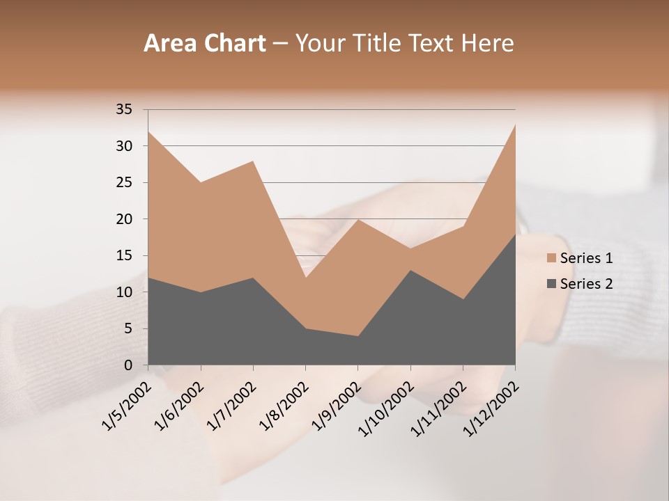 Chocolate Element Girl PowerPoint Template