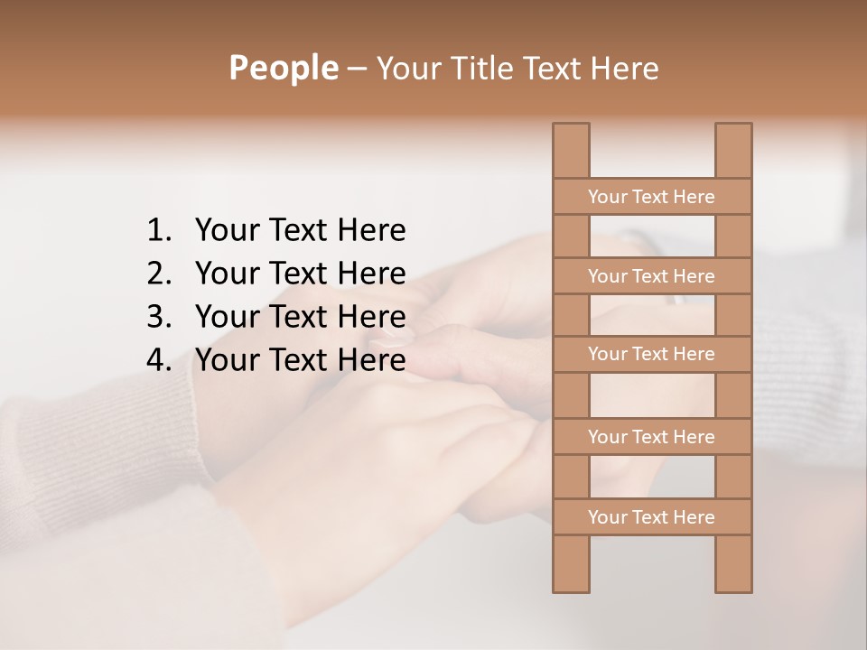 Chocolate Element Girl PowerPoint Template