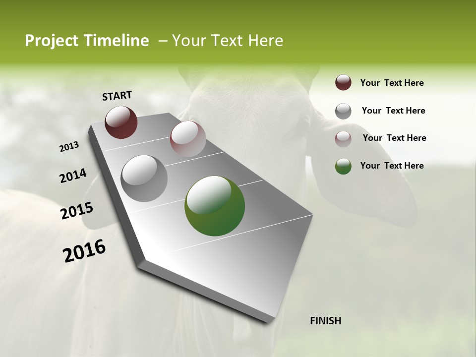 Flower Hat Chocolate PowerPoint Template