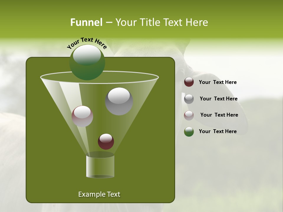 Flower Hat Chocolate PowerPoint Template