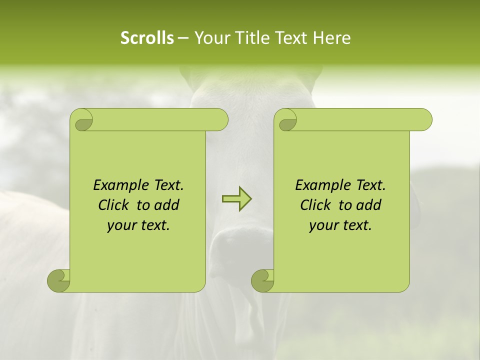 Flower Hat Chocolate PowerPoint Template