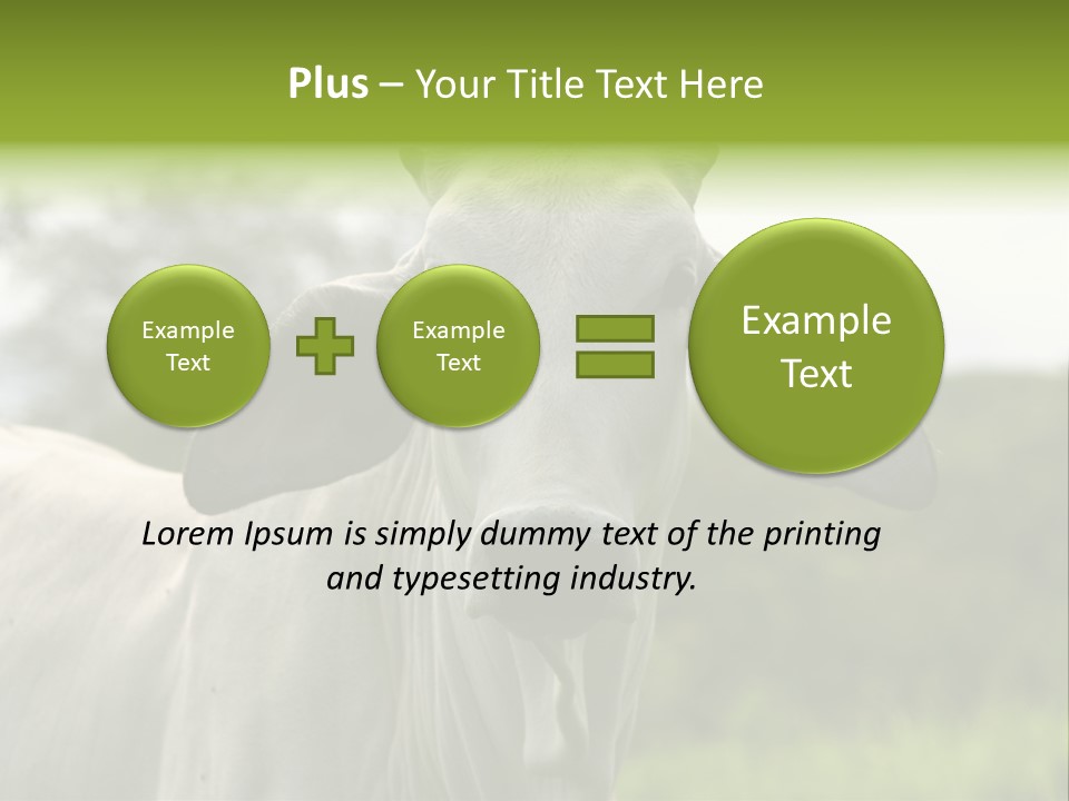 Flower Hat Chocolate PowerPoint Template