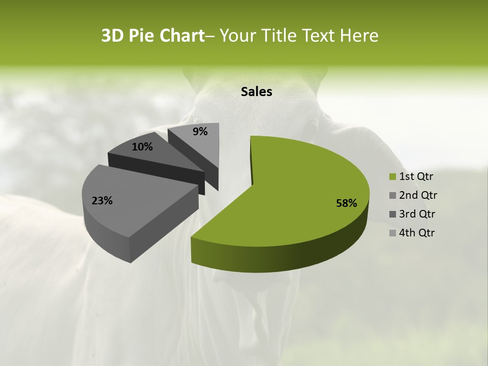 Flower Hat Chocolate PowerPoint Template