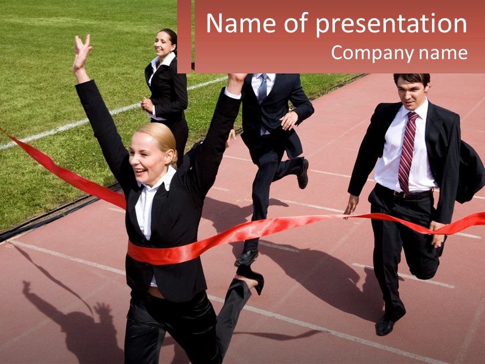 Banner Happy Star PowerPoint Template