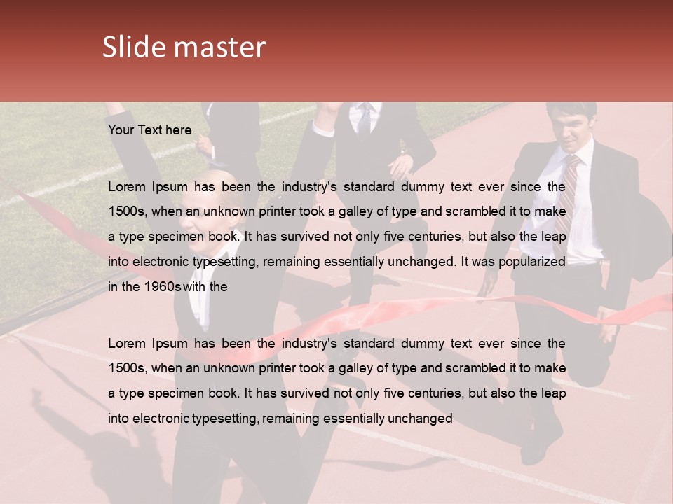 Banner Happy Star PowerPoint Template