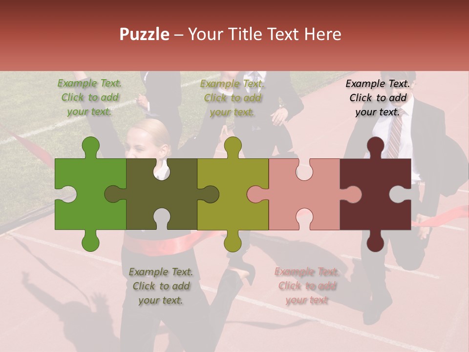 Banner Happy Star PowerPoint Template