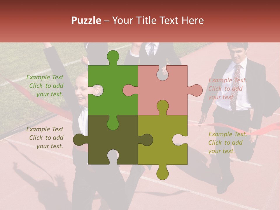 Banner Happy Star PowerPoint Template