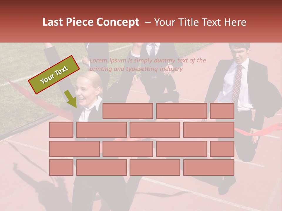 Banner Happy Star PowerPoint Template