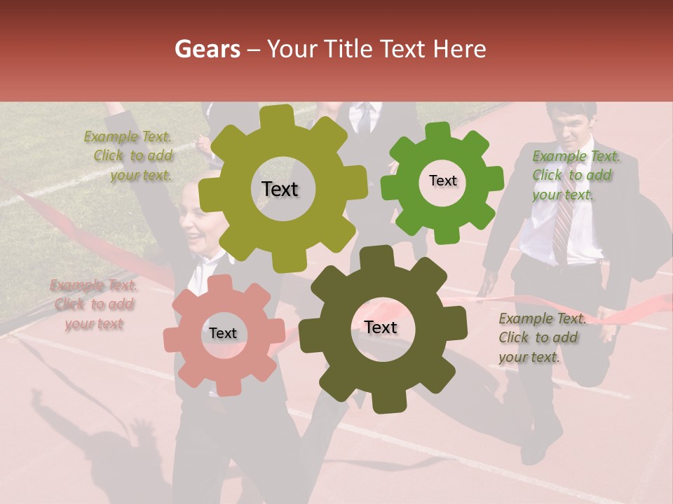 Banner Happy Star PowerPoint Template