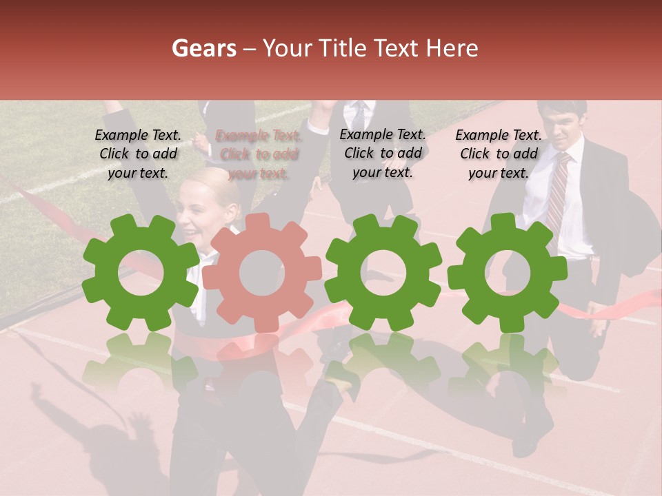 Banner Happy Star PowerPoint Template