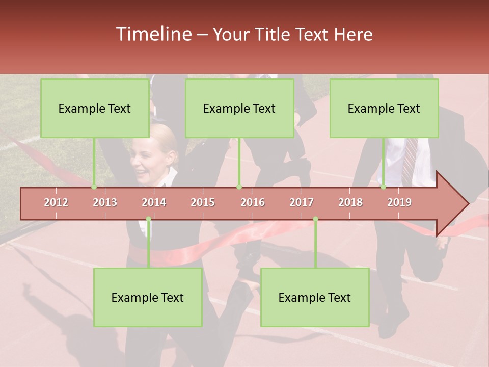 Banner Happy Star PowerPoint Template