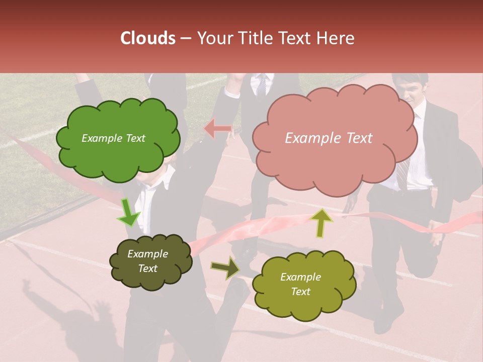 Banner Happy Star PowerPoint Template