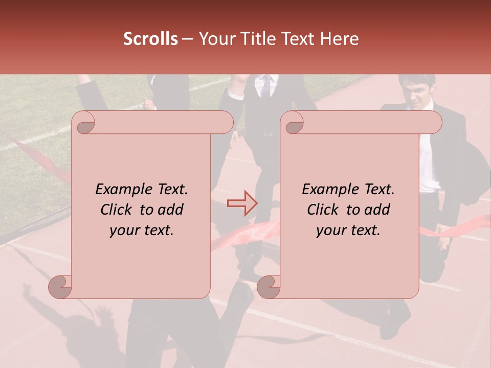 Banner Happy Star PowerPoint Template