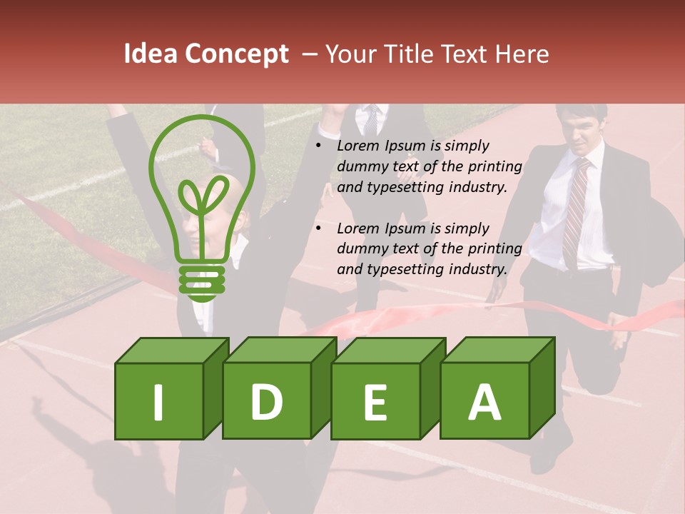 Banner Happy Star PowerPoint Template