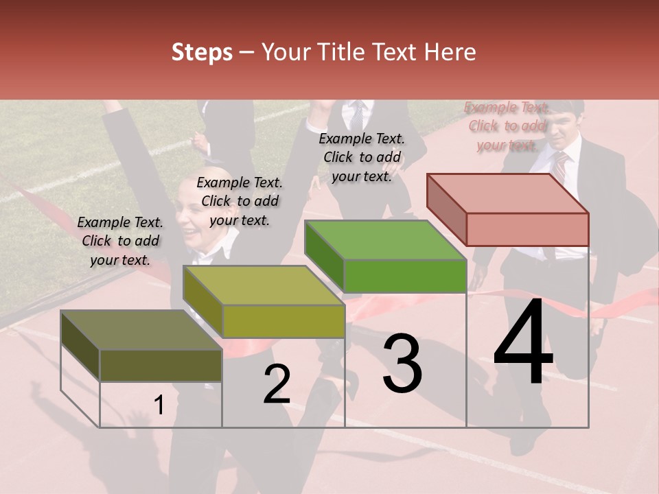 Banner Happy Star PowerPoint Template