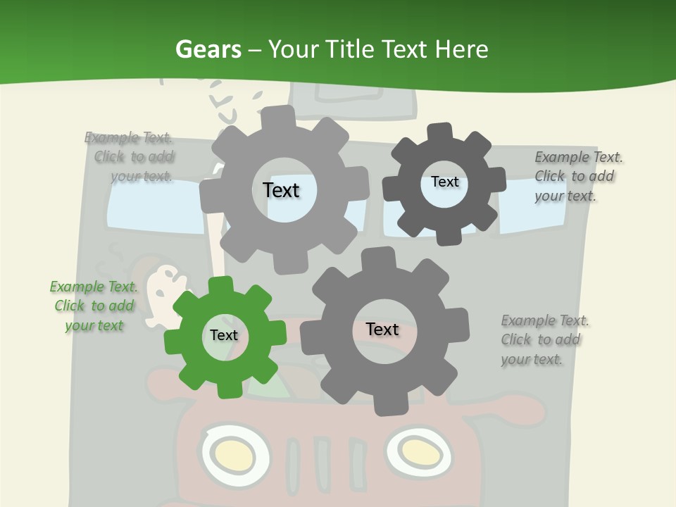 Hat Happiness Vector PowerPoint Template