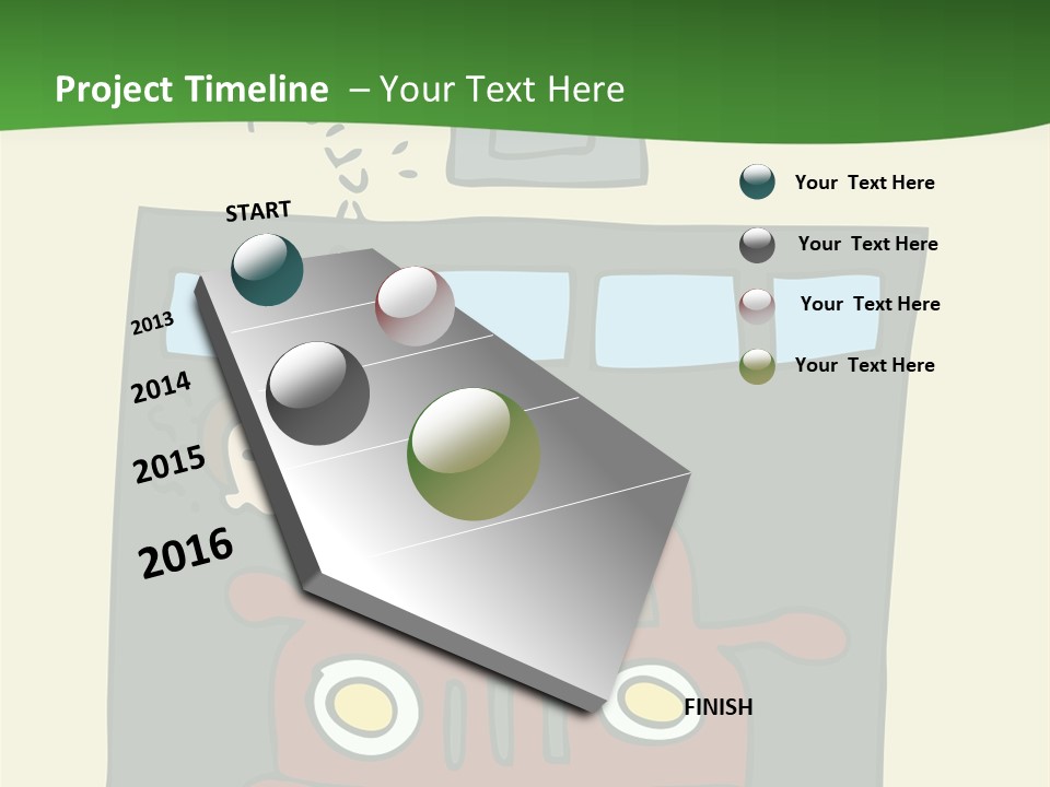 Hat Happiness Vector PowerPoint Template