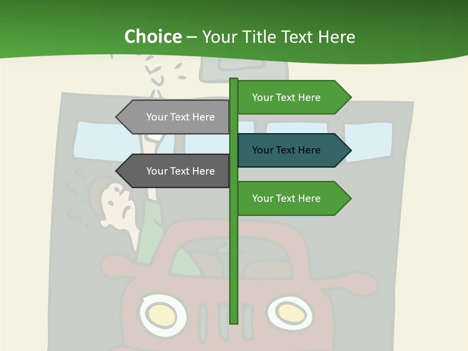 Hat Happiness Vector PowerPoint Template