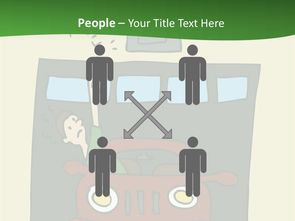 Hat Happiness Vector PowerPoint Template