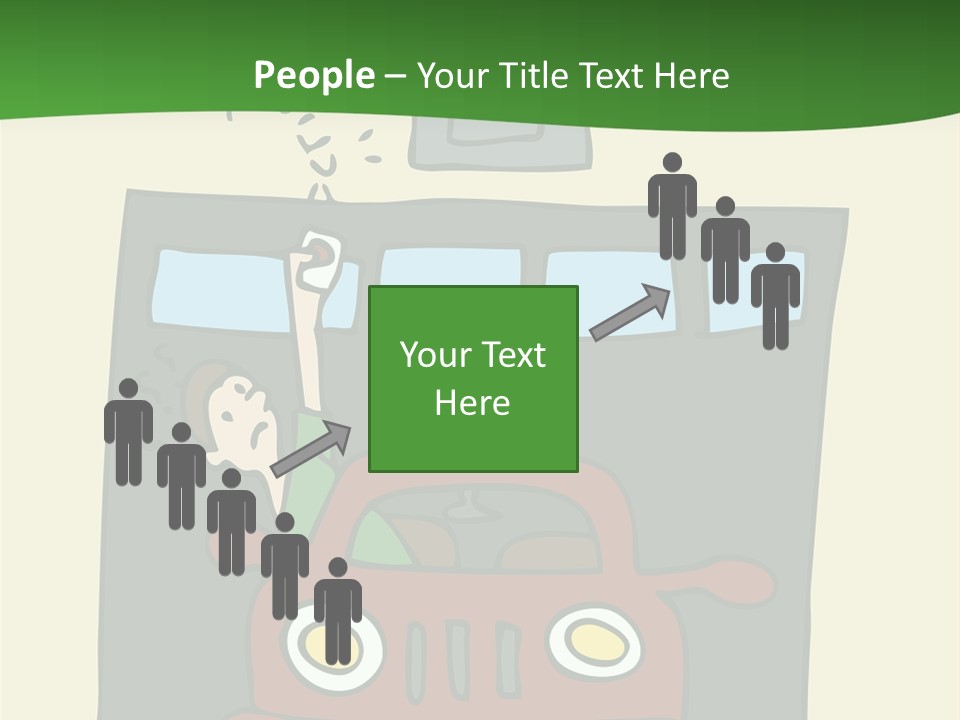 Hat Happiness Vector PowerPoint Template