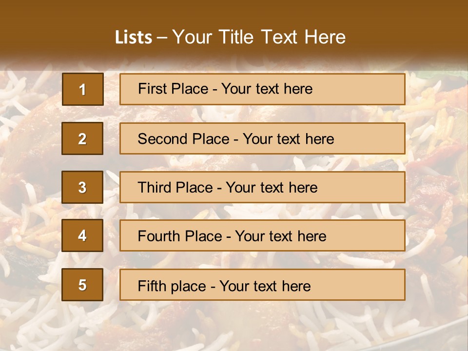 Chocolate Design Doodle PowerPoint Template