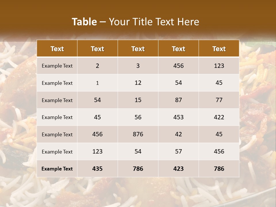 Chocolate Design Doodle PowerPoint Template