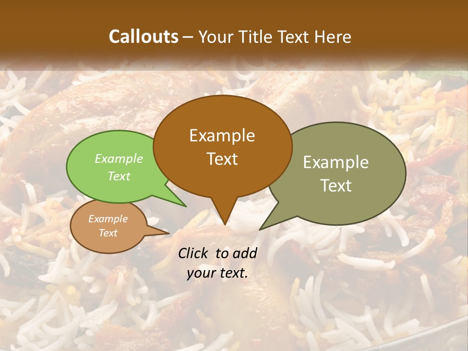 Chocolate Design Doodle PowerPoint Template