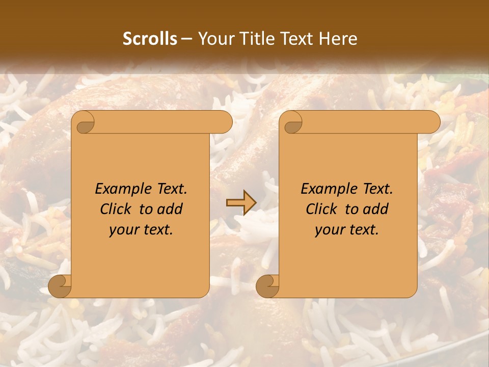 Chocolate Design Doodle PowerPoint Template