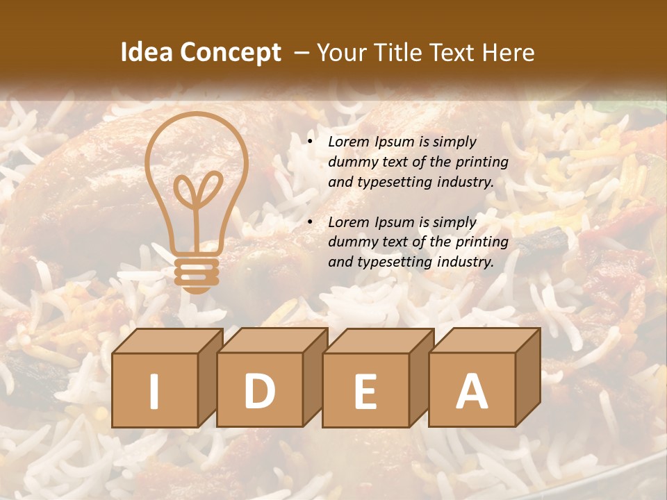 Chocolate Design Doodle PowerPoint Template