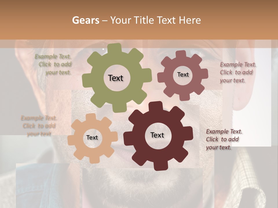 Set Gift Pink PowerPoint Template