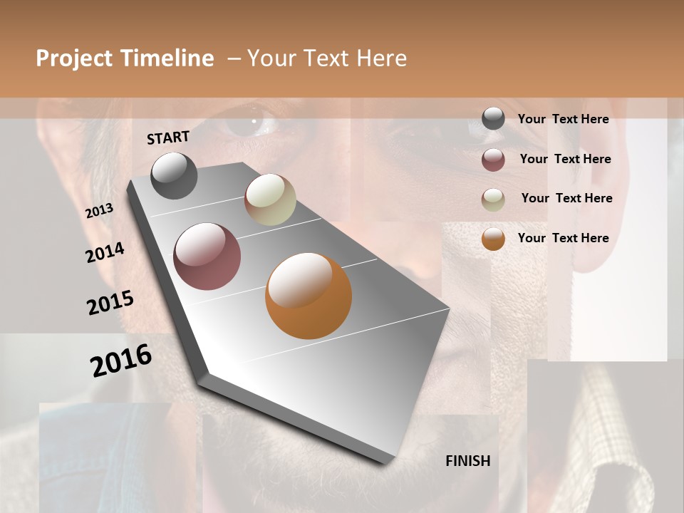 Set Gift Pink PowerPoint Template